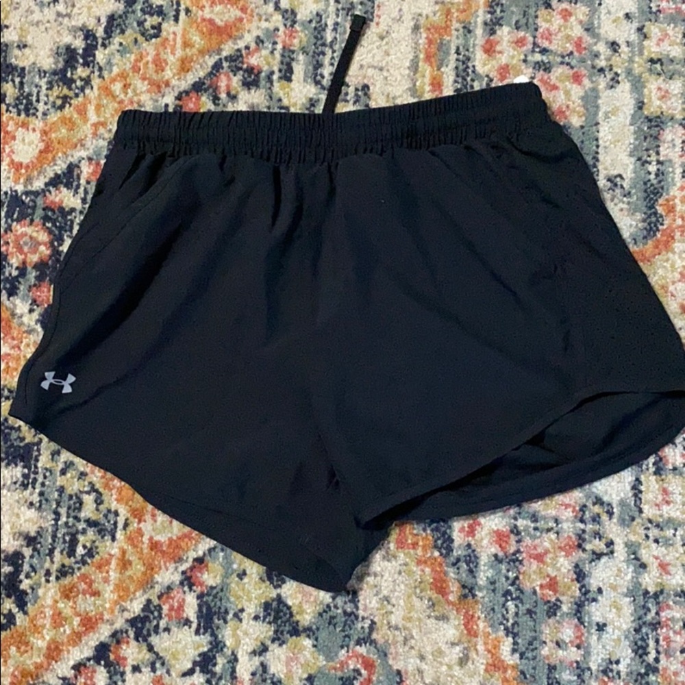 Black workout shorts
